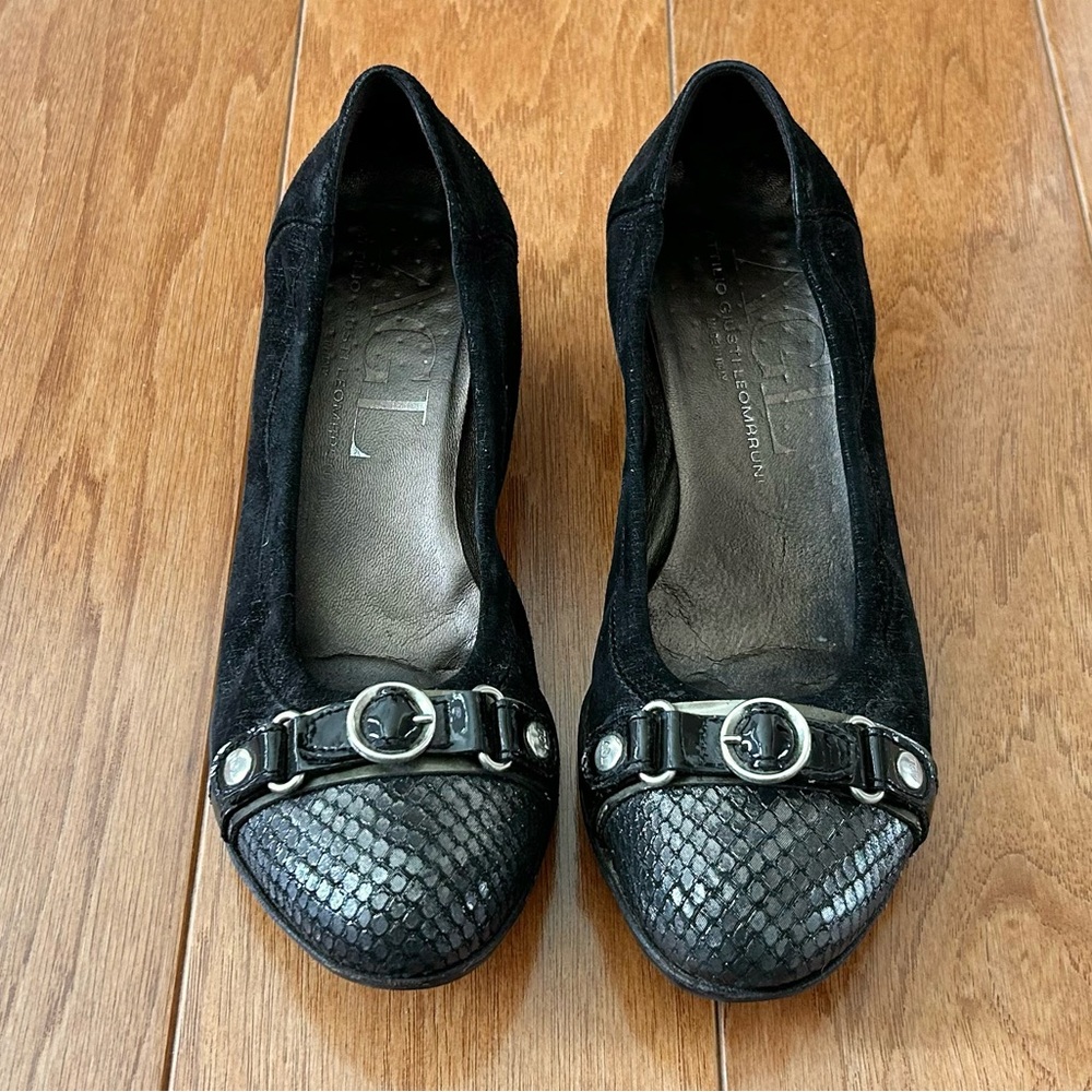 AGL Cap Toe Mini Wedges